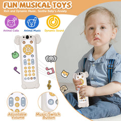 Orzbow educational remote toy offers multilingual modes for early language exposure.