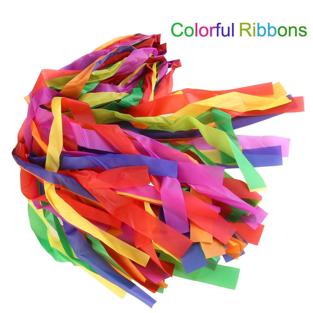 ORZIZRO Rainbow Dance Ribbons make a bright gift for kids and teachers