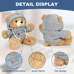 Osacoe gift box with rounded greeting card enhances heartfelt get well wishes.