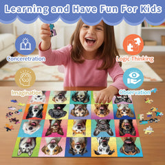 OSBOO 200-piece puzzle layout showing colorful scene for engagement.
