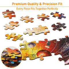 OSBOO puzzle box and colors attract kids during quiet time and classroom play