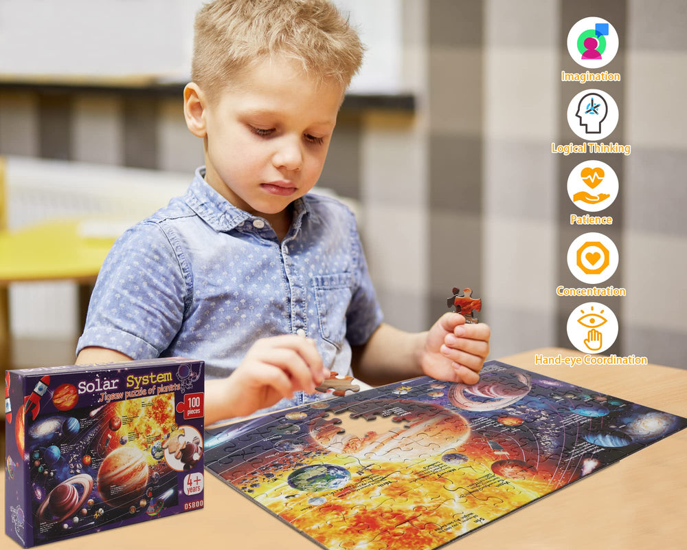 OSBOO Solar System interlocking pieces simplify assembly and maintain engagement