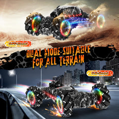 OSIMILY RC Stunt Car 4WD motors deliver strong traction.
