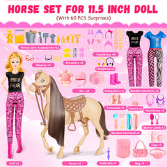 Osllate horse with movable head shows different riding poses