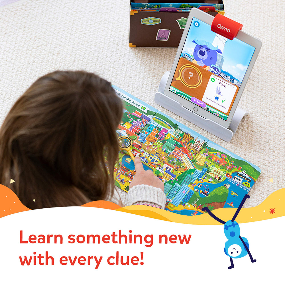 Osmo Detective Agency double-sided maps support interactive clue solving