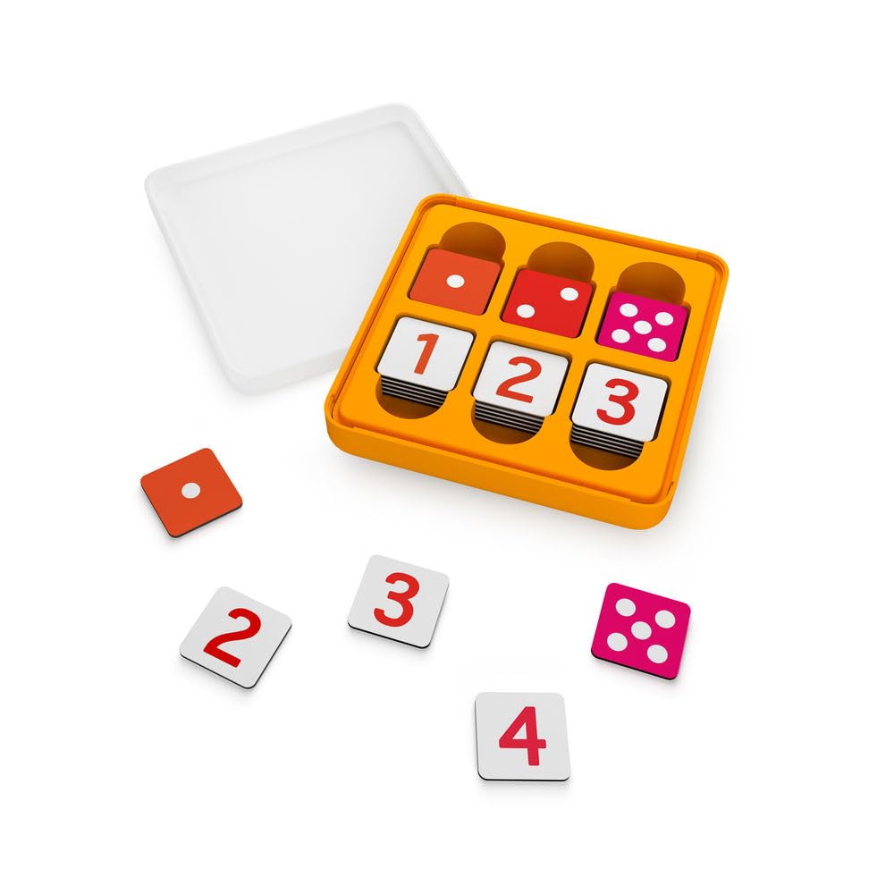 Osmo Genius Numbers on tablet supports learning through levels.