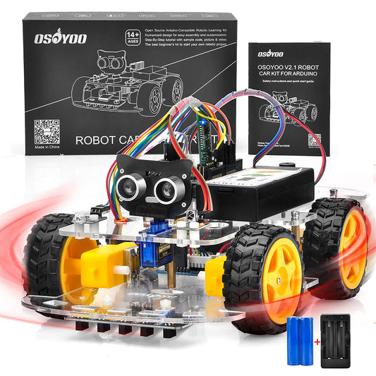 OSOYOO V2.1 robot car with WiFi control for IoT projects and learning