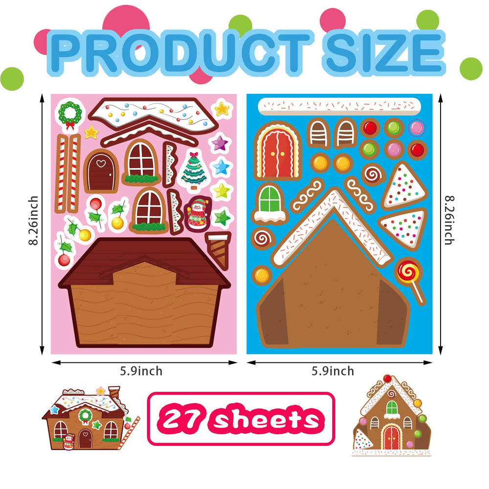 OTAITY christmas-elements-stickers with snowmen and candies to create rich holiday scenes.