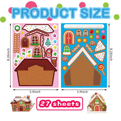 OTAITY christmas-elements-stickers with snowmen and candies to create rich holiday scenes.