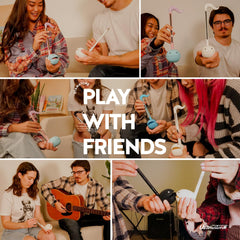 Otamatone Chocolate Edition squeeze-cheeks action enables expressive vibrato.