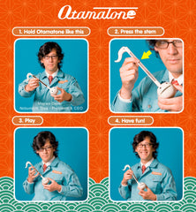 Otamatone Classic Ninja pitch stem highlights intuitive pitch variation