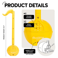 Otamatone Classic Yellow in-hand play invites casual creativity for all ages.