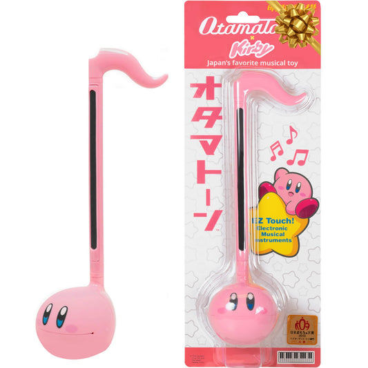 Otamatone Kirby Pink Star Hero front view, easy to play for all ages.