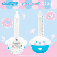 Otamatone Melody Cinnamoroll edition, cute mini synthesizer ideal for on-the-go jam sessions.