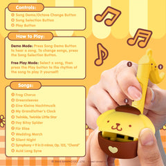 Five styles lineup featuring Hello Kitty, Cinnamoroll, My Melody, Kuromi, Pompompurin.