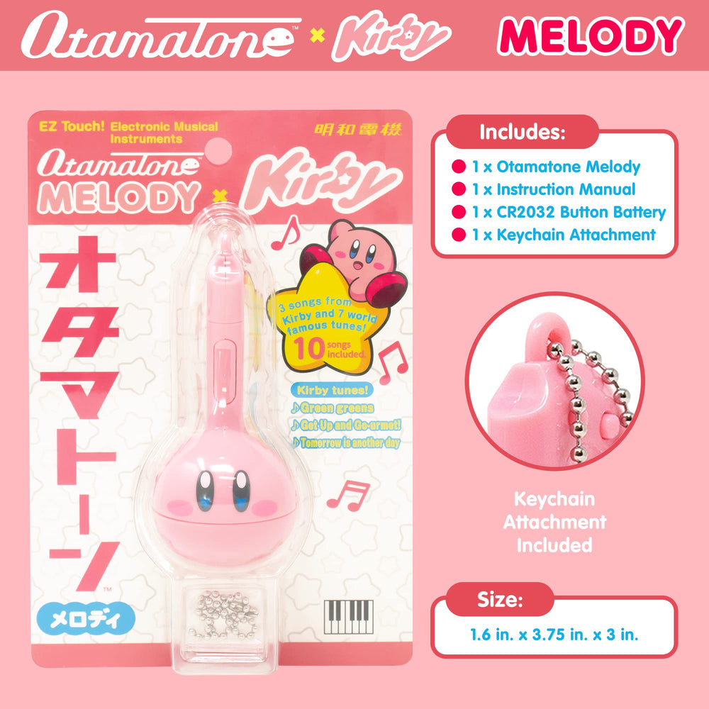 Otamatone Melody Kirby Edition in use demonstrates simple song selection and play