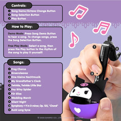 Otamatone Melody Kuromi edition offers playful music moments and expressive sounds.