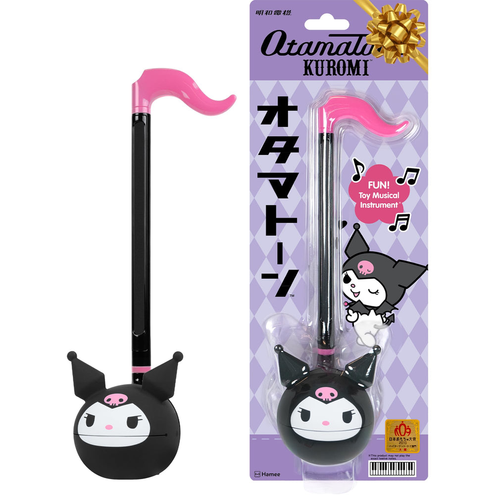 Otamatone Sanrio Kuromi top view showcasing licensed design for fun music play