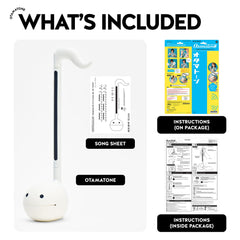 Otamatone White compact size enables quick setup and storage.