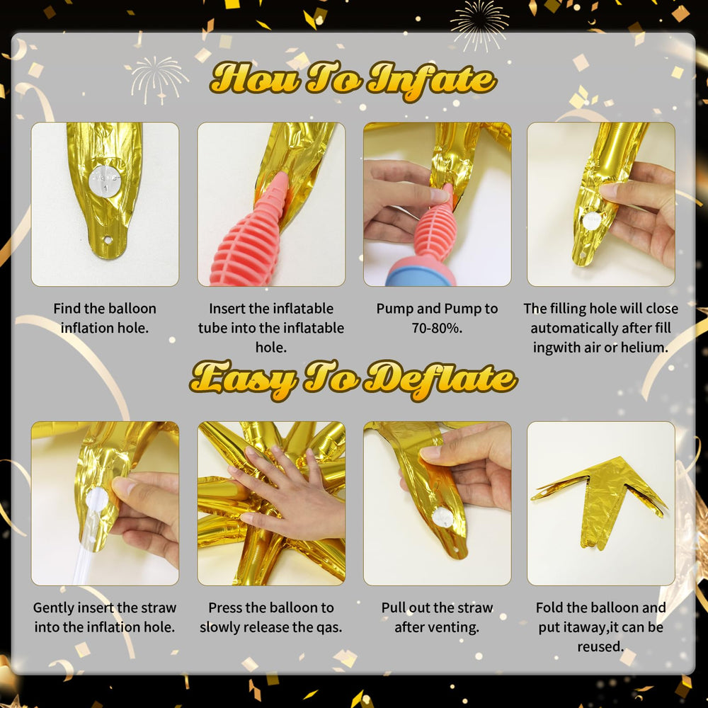 OTLGEUA balloon strip and glue dots simplify quick arch assembly.