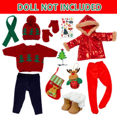 OTMOON jean and blouse outfit for versatile doll styling