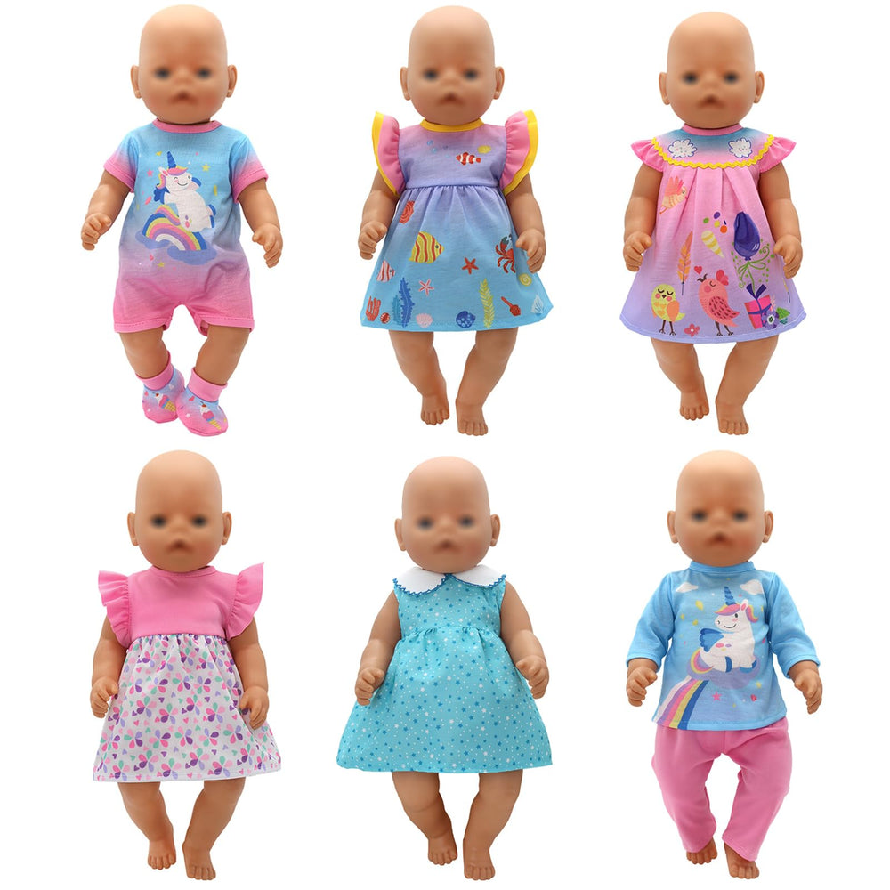 OTMOON soft material doll outfits for comfortable play.