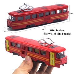 OTONOPI white bullet train rear view highlights sturdy construction for rough play.