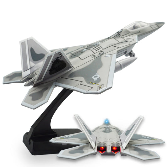 OTONOPI F-22 Raptor die-cast jet with lights and sounds for immersive play.