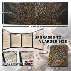 oTTRPGo DND DM Screen unfolded wide layout supports planning sessions.