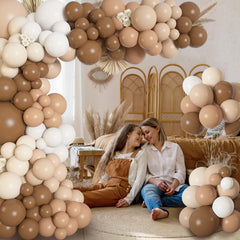 Ouddy Life 5in neutral balloons ideal for accenting neutral themes.