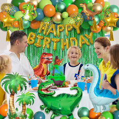 Ouddy Life green rain curtains frame the scene for a dynamic backdrop