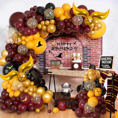 Ouddy Life wizard hat foil balloon creates a standout centerpiece.