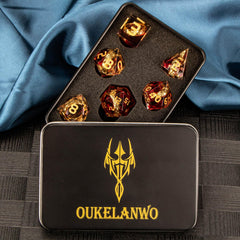 OUKELANWO hand-sanded dice offer balanced throws for fair outcomes.