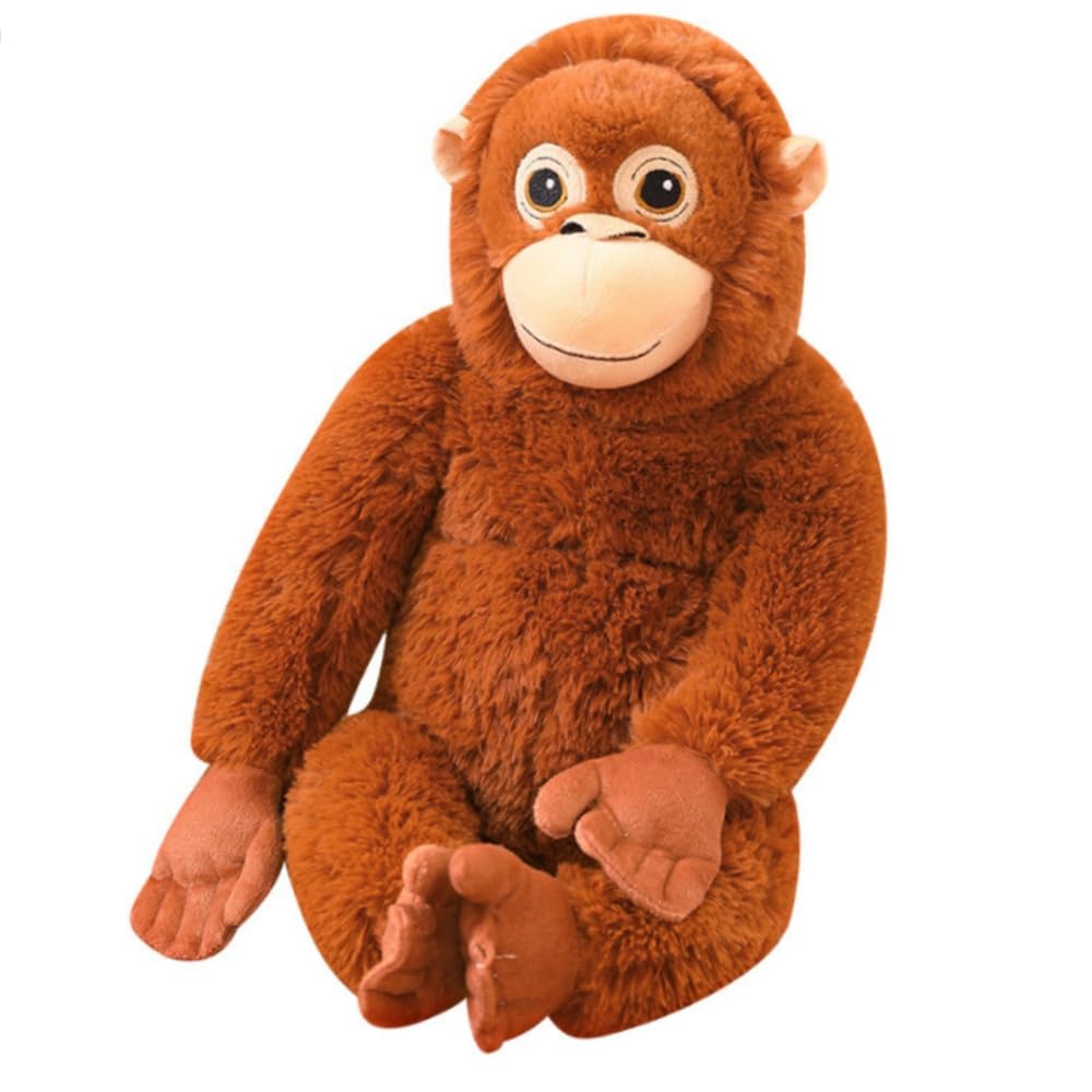 OUKEYI Gorilla stuffed animal 12-inch plush for cozy hugs and imaginative play.