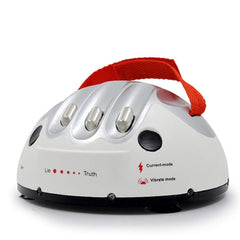 OUKEYI Lie Detector hand slots focus demonstrates simple finger placement.