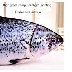 OUKEYI plush 80 cm fish pillow delivers playful decor and comfort.