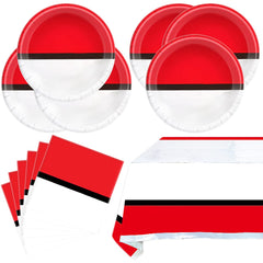 OULUN Video Games plates for quick dessert service at a birthday party