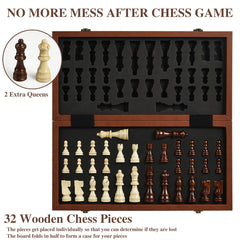 OUMODA chess set includes two extra queens for broader strategy.