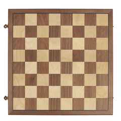 OUMODA compact wood board with built-in storage slots.