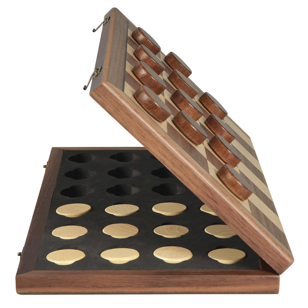 OUMODA walnut 15 folding board for portable travel play.