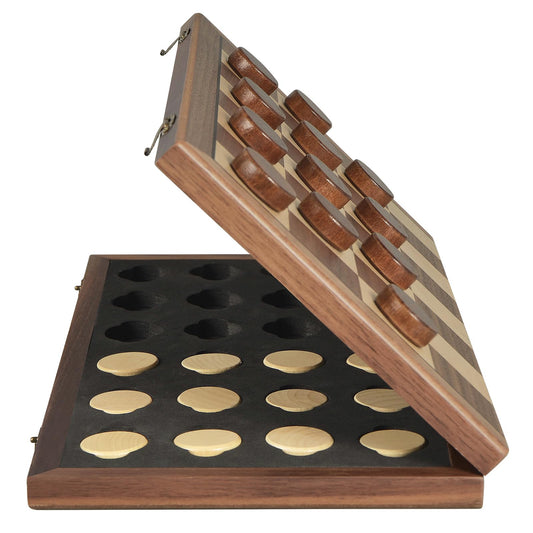 OUMODA walnut 15 folding board for portable travel play.
