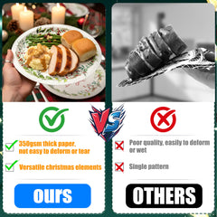 OuMuaMua table-ready set supports up to 50 guests with easy cleanup.