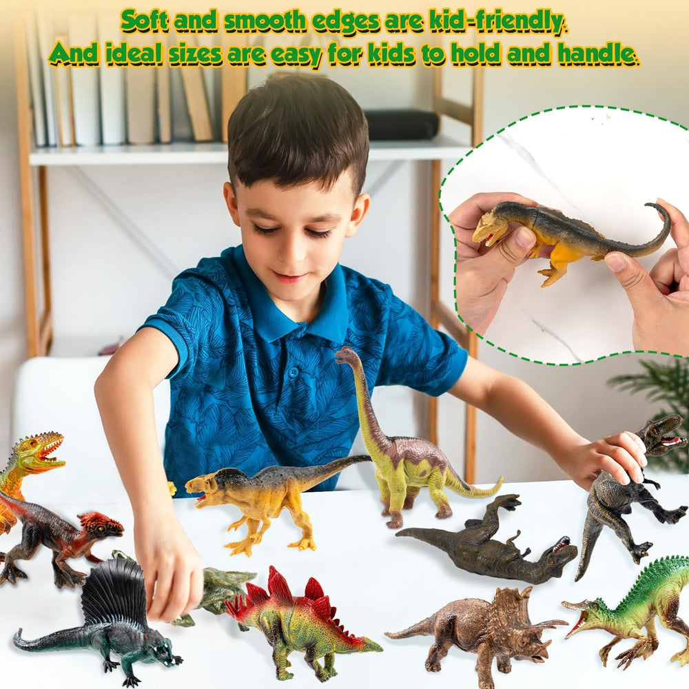 OuMuaMua six to seven inch dinosaur figures for tiny worlds.