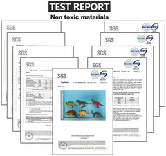 OuMuaMua Vinyl dinosaur figures set for indoor and outdoor fun