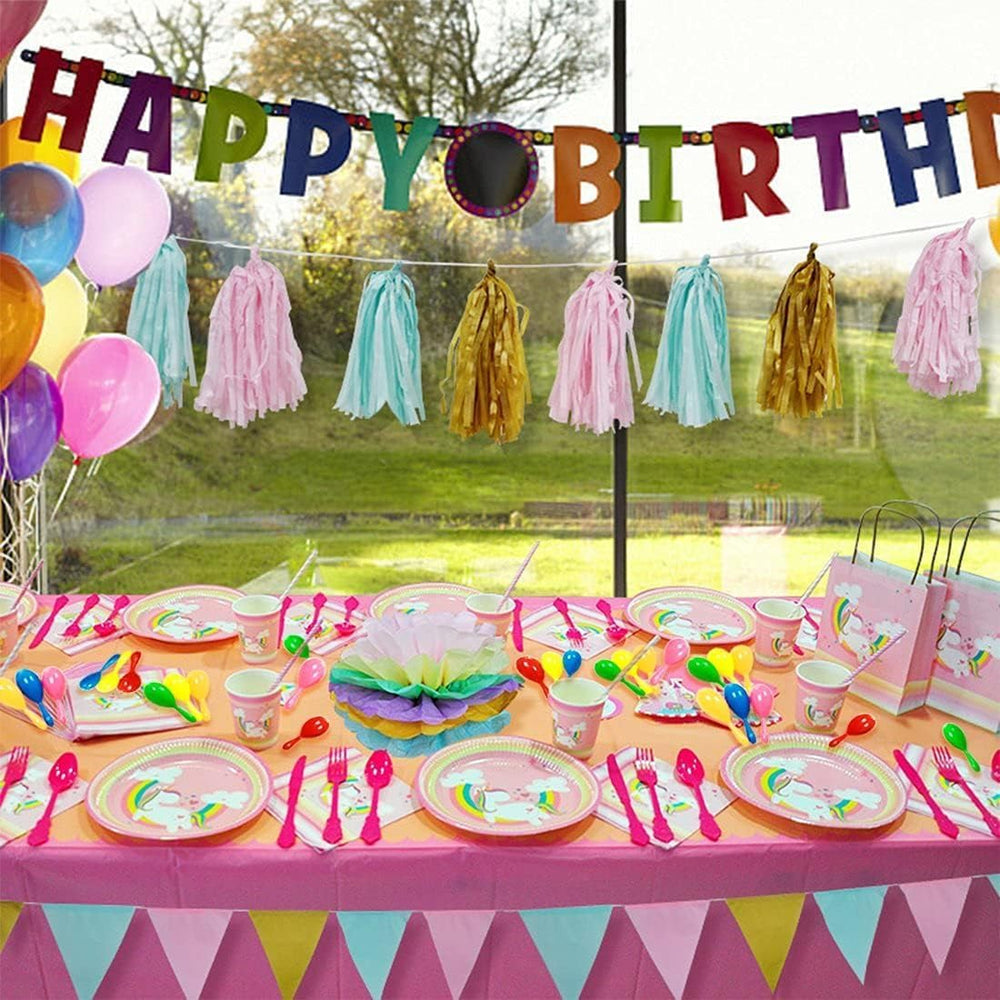 OuMuaMua neon plastic maracas are durable decorations that sway with playful party rhythms.