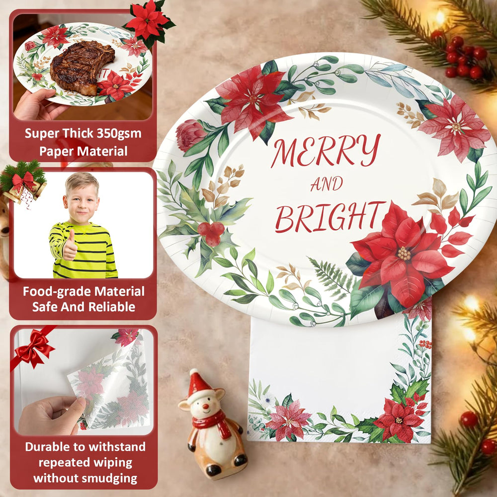 OuMuaMua 10x12 inch oval plates ideal for turkey and sides.