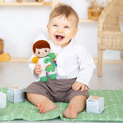 OUOZZZ 10 inch dinosaur doll for naptime providing gentle comfort at rest
