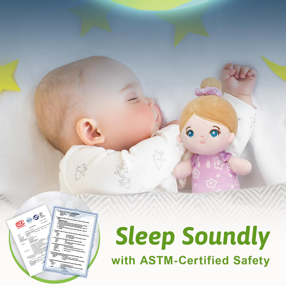 OUOZZZ 8-8-inch plush dolls fit small hands for safe, everyday play.