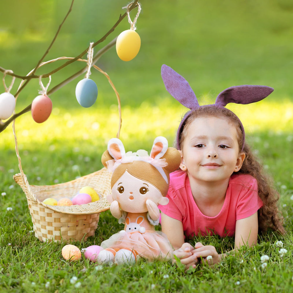 OUOZZZ bunny doll travel-ready, lightweight companion for trips.