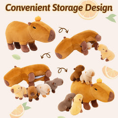 OUOZZZ Capybara plush is machine-washable for easy cleaning after play.